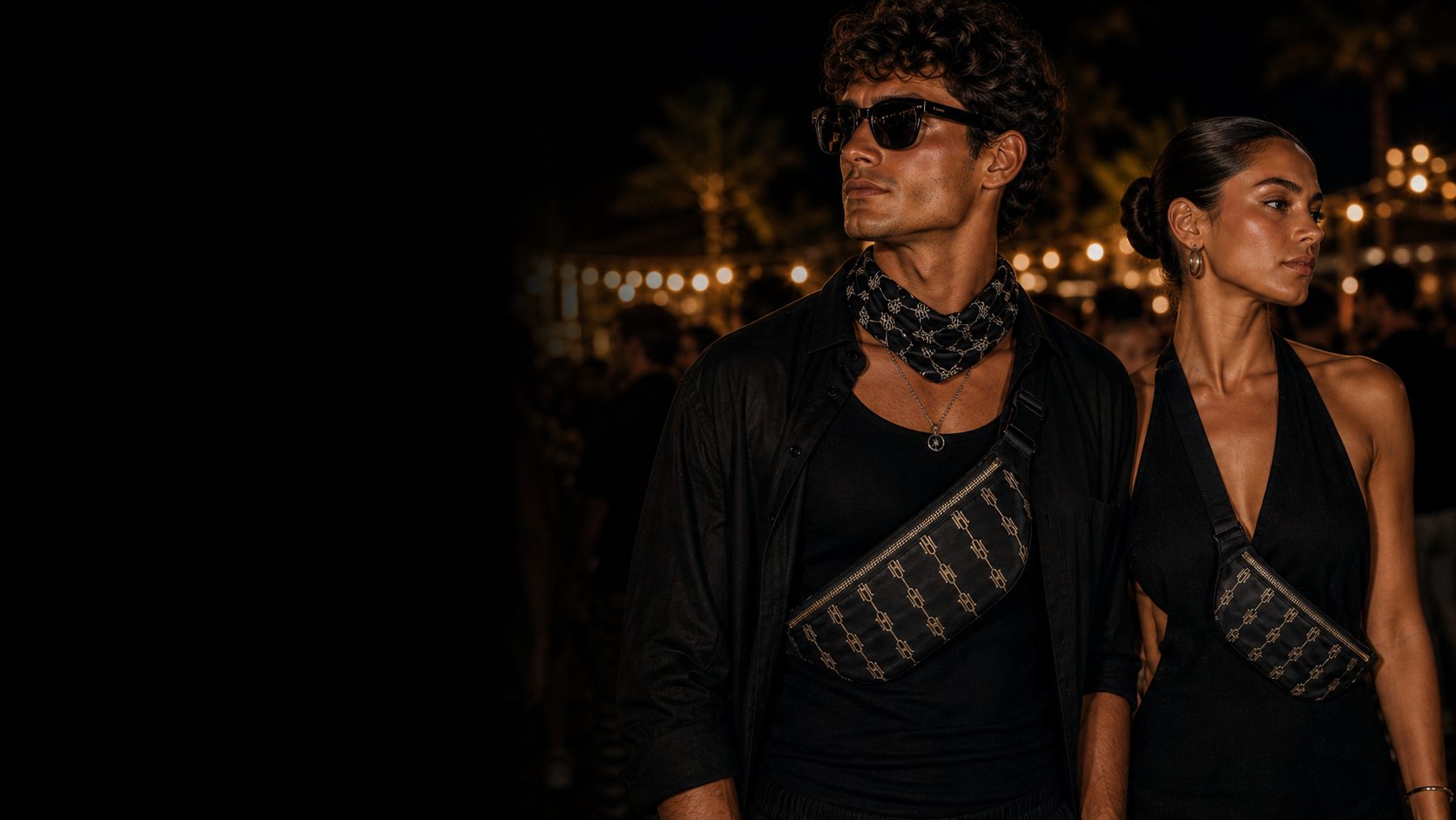After Pouch styled after dark