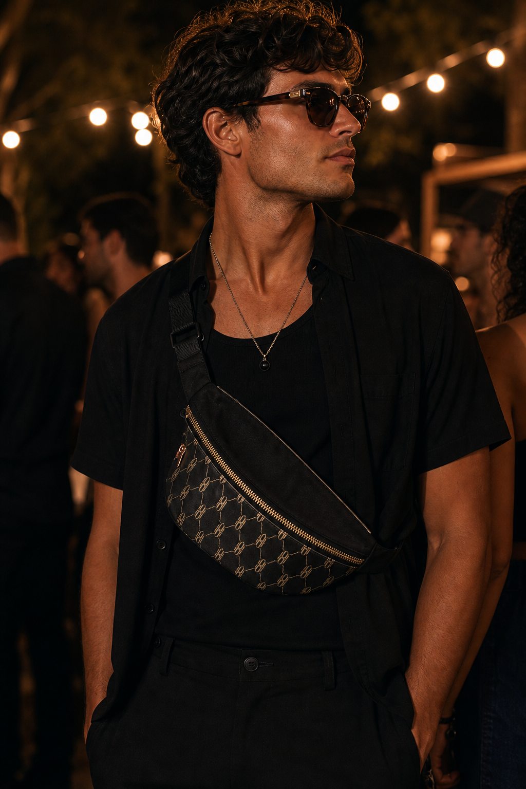 After Pouch worn at night